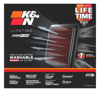 K&N 07-15 Jeep Wrangler L4-2.8L DSL Replacement Drop In Air Filter