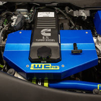 Wehrli 10-23 Cummins Fabricated Aluminum Engine Cover - Gloss Black