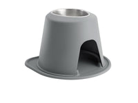 WeatherTech Pet Feeding System Single High 64oz 10in. Stainless Bowl - Dark Grey