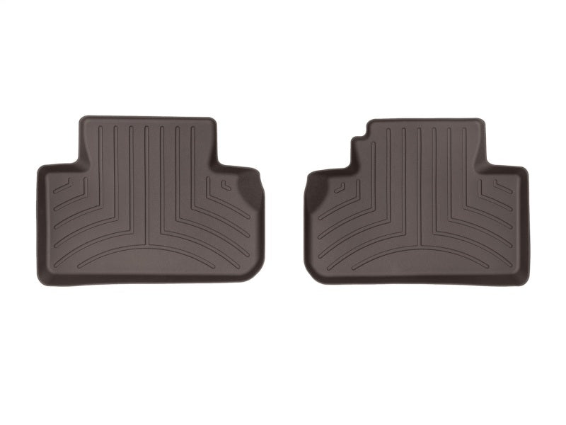 WeatherTech 2019+ Audi Q5 Rear 2nd Row (2-Piece Floor Liner)- Cocoa