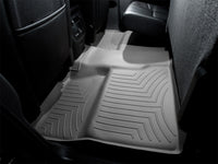 WeatherTech 07-13 Chevrolet Silverado (Excl. Hybrid) Crew Cab Rear FloorLiner - Grey