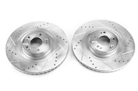Power Stop 12-16 Hyundai Equus Front Evolution Drilled & Slotted Rotors - Pair