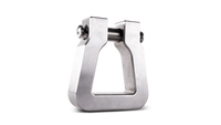 Body Armor 4x4 Mega D-Ring Machined Silver Single
