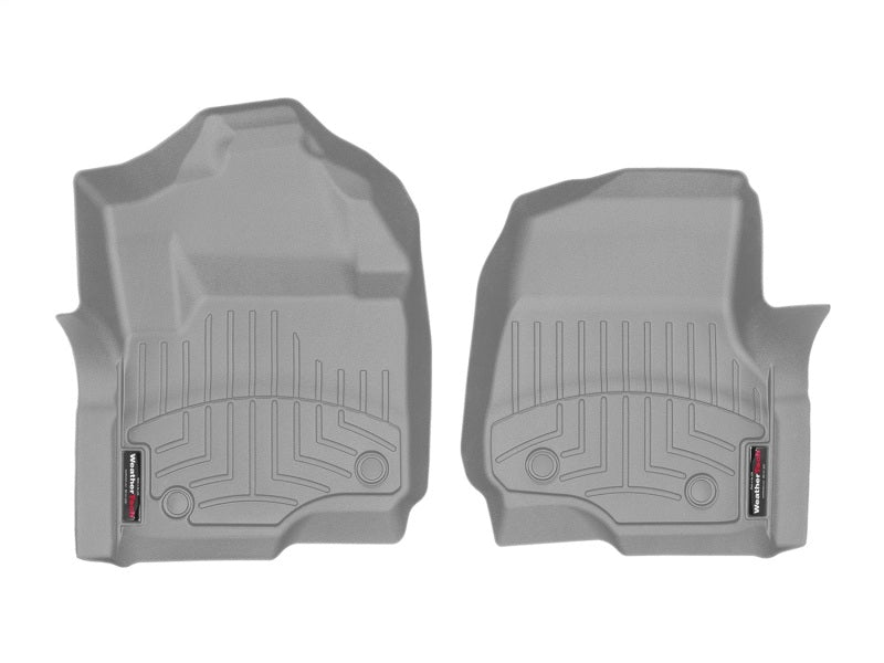 WeatherTech 2017 Ford Super Duty (Super Cab / Crew Cab) Front FloorLiners - Grey
