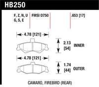Hawk Performance Ceramic Street Brake Pads
