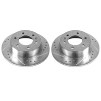 Power Stop 07-09 Dodge Sprinter 2500 Rear Evolution Drilled & Slotted Rotors - Pair