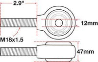 SPC Performance xAxis Rod End Ball Joint