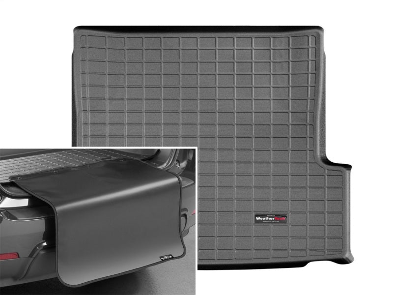 WeatherTech 06-12 BMW 3 Series (Wagon Only) Cargo Liner w/ Bumper Protector - Black