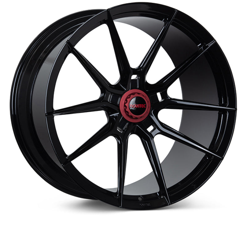 Vossen x Novitec NF10 23x12in - 5x114.3 BP - ET31 - Gloss Black Ferrari Purosangue Rear Wheel