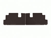 WeatherTech 22-23 Infiniti QX60 / Nissan Pathfinder Rear Rubber Mats - Cocoa