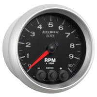 Autometer Street Progressive Shift Light 85.7mm Tachometer 0-10,000 RPM