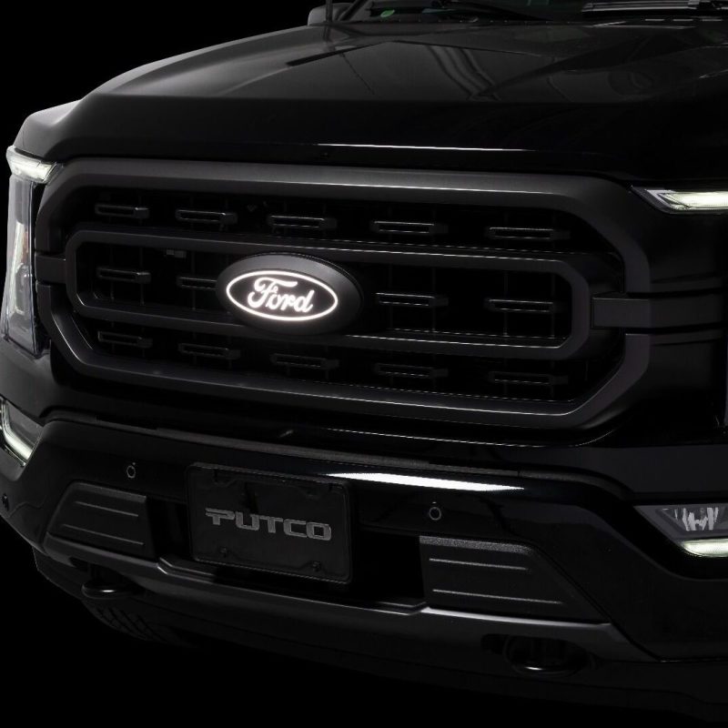 Putco 15-17 Ford F-150 Front Luminix Ford LED Emblem - Fits bar Style Grille