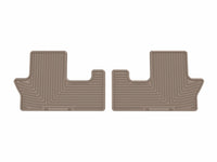 WeatherTech 24-26 Hyundai Santa Fe 2nd Row Rear All-Weather Floor Mats - Tan