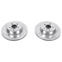 Power Stop 07-18 BMW X5 Rear Evolution Drilled & Slotted Rotors - Pair