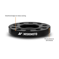Mishimoto Wheel Spacers - 5x112 - 66.5 - 20 - M14 - Black