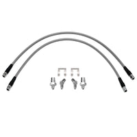 Wilwood flexline kit 25IN OAL M10X1.0 BF 45 deg 1/8-27 NPT