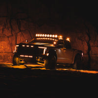 KC HiLiTES Platform One Profile 10in. SideCast Flush Mount Lights (Does Not Include Rack)