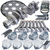 Eagle Chevy 350 1Pc 3.750in Crank 5.700in I-Beam Rod 4.030in Pistons Eagle 168 Tooth FP Bal Assembly