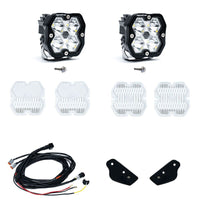 Baja Designs 21-25 Ford Bronco (22-25 Raptor) Squadron Sport 2.0 A-Pillar Kit Tgl (Spot) - Clear