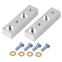 Synergy 07-18 Jeep Wrangler JK/JKU Rear Sway Bar Drop Bracket Kit Billet Alum 1.0in Drop