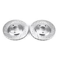 Power Stop 95-00 Chrysler Cirrus Front Evolution Drilled & Slotted Rotors - Pair