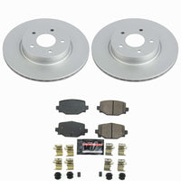 Power Stop 19-25 Infiniti QX50 Rear Z23 Coated Brake Kit
