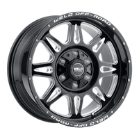 Weld Cheyenne 20x12 / 6x135 / 4.75 BS / 106.1 HB - Gloss Black Milled - Non-BL Wheel