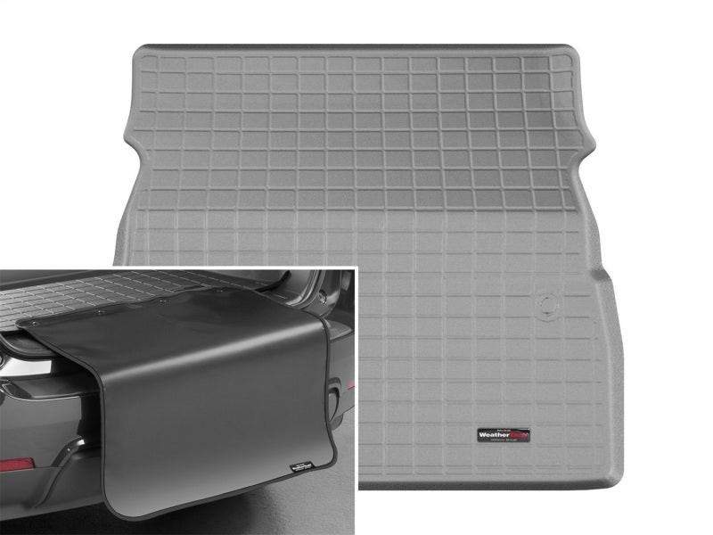 WeatherTech 2018+ Honda Odyssey Cargo Liner w/Bumper Protector - Grey (Does Not Cover 3rd Row)