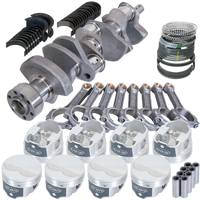 Eagle Chevy LT1 350 1Pc 3.480in Crank 5.700in I-Beam Rods -3.7cc 4.000in Pistons Rotating Assembly