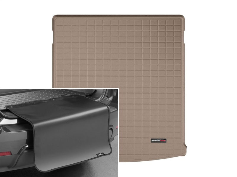 WeatherTech 2018+ Volkswagen Atlas Cargo Liner w/Bumper Protector - Tan