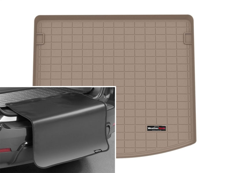 WeatherTech 2022+ Mazda CX-5 Cargo Liner w/Bumper Protector (Upper Cargo Area) - Tan