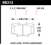 Hawk Super Duty Street Brake Pads