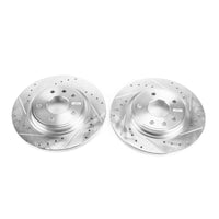 Power Stop 71-73 Buick Centurion Front Evolution Drilled & Slotted Rotors - Pair