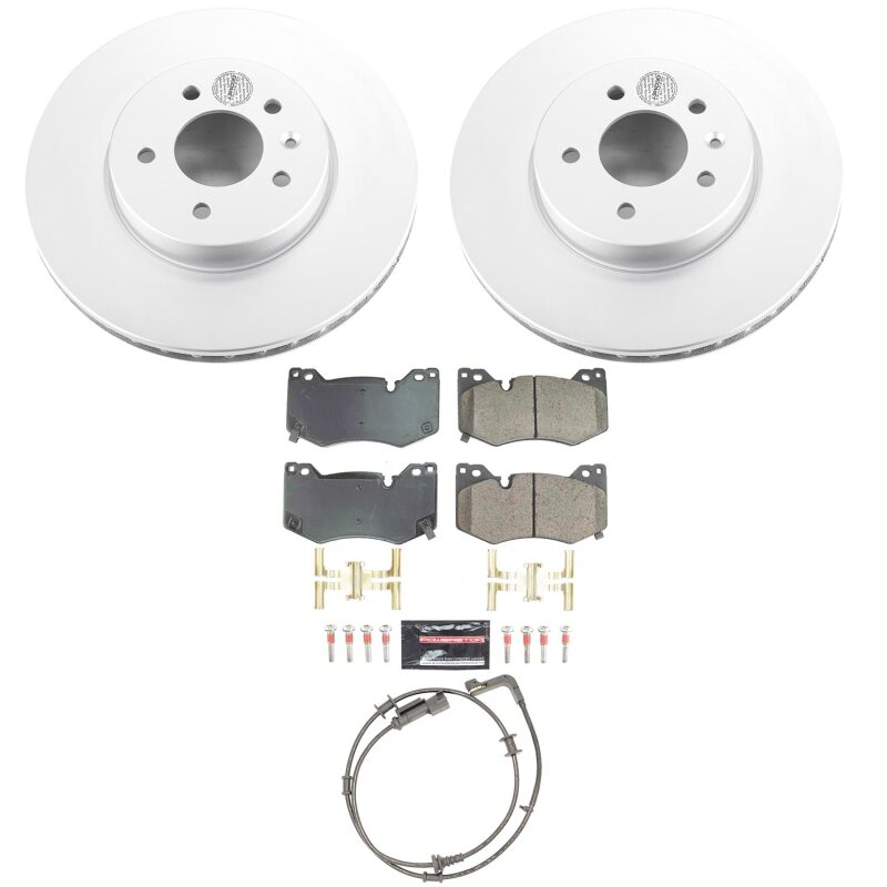 Power Stop 20-22 Cadillac CT4 Front Z23 Coated Brake Kit