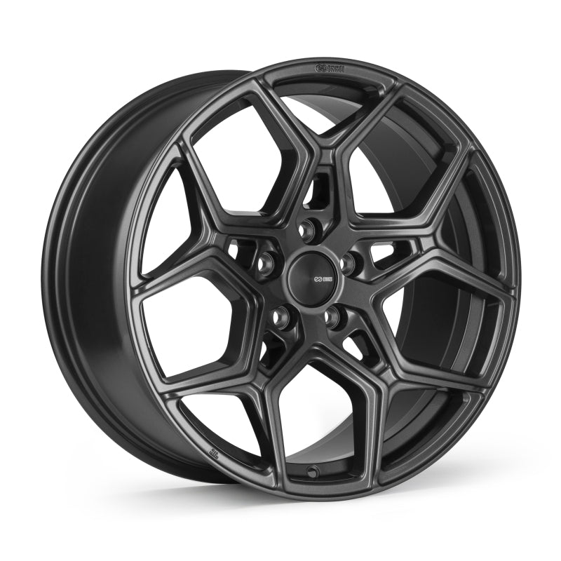 Enkei Quest 18x8 / 5x114.3 BP / ET45 / 72.6mm Bore - Gloss Light Gunmetal Wheel