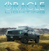 Oracle 07-13 Chevrolet Silverado LED Round Style Headlight Halo Kit - Blue