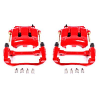 Power Stop 05-14 Ford Mustang Front Red Calipers w/Brackets - Pair