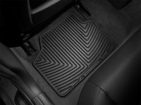 WeatherTech 06-12 BMW 3-Series Rear Rubber Mats - Black