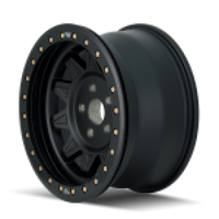 Dirty Life 9302 Roadkill 17x9/8x170 BP/-14mm Offset/130.8mm Hub Matte Black Wheel - Beadlock