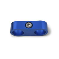 Russell Hose Separator For -10 Braided Hose Blue Anodize (2 Pack)