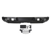 Westin 18-19 Jeep Wrangler JL WJ2 Rear Bumper w/ Sensors (Excl. Wrangler JK) - Textured Black