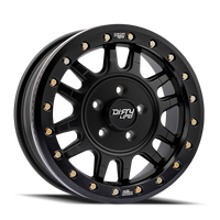 Dirty Life 9309R Canyon Pro 15x7 4x137 13mm Offset/106.25mm Hub Matte Black - Beadlock