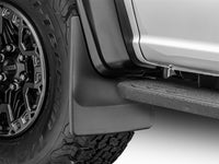WeatherTech 2021+ Ford F-150 Raptor (Incl. 37 Perf. Pkg) No Drill Front MudFlaps - Black