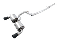 AWE Tuning Ford Focus RS Touring Edition Cat-Back Exhaust - Non-Resonated - Diamond Black Tips