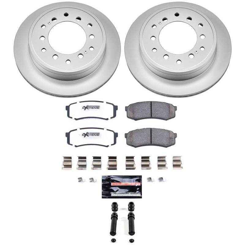 Power Stop 10-23 Lexus GX460 Rear Z36 Coated Truck & Tow Brake Kit