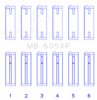 King Engine Bearings 92-94 Audi S4 2.3L/2.5L 5 Cyl Crankshaft Main Bearing Set