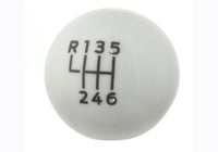 Ford Racing 15-19 Ford Mustang EcoBoost / GT w/ 6-Speed Manual Transmission Bullitt White Shift Knob