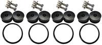 Torque Solution Billet Bumper Quick Release Kit Combo (Black): Universal