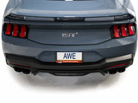 AWE 2024 Ford Mustang GT Fastback S650 RWD SwitchPath Cat-Back Exhaust w/ Quad Diamond Black Tips