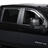 Putco 19-20 Chevy Silverado / GMC Sierra 1500 - Crew Cab (Set of 4) Element Chrome Window Visors